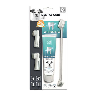 M-Pets Köpekler İçin Beyazlatıcı Diş Fırçalama Seti 31,5x14x4 Cm 