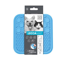 M-Pets - M-Pets Lecca Kedi ve Köpekler İçin Yavaş Beslenme Ödül Matı Small Mavi 15x15 Cm 