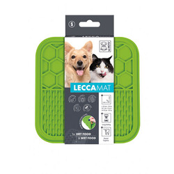 M-Pets - M-Pets Lecca Kedi ve Köpekler İçin Yavaş Beslenme Ödül Matı Small Yeşil 15x15 Cm 