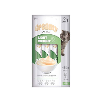 M-Pets Light Weight Diyet Krema Kedi Ödül Maması 4x15 Gr 