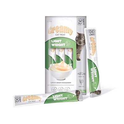 M-Pets Light Weight Diyet Krema Kedi Ödül Maması 4x15 Gr 