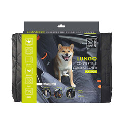 M-Pets - M-Pets Lungo Köpekler İçin Araç Koruma Örtüsü Siyah 152x59 Cm 