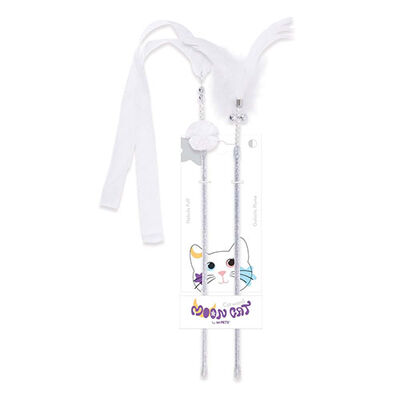 M-Pets Mooncat Olta Kedi Oyuncağı Beyaz 2'li 40 Cm 