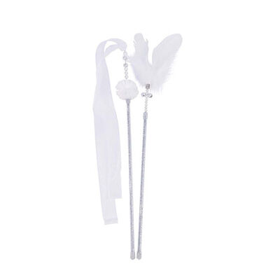 M-Pets Mooncat Olta Kedi Oyuncağı Beyaz 2'li 40 Cm 