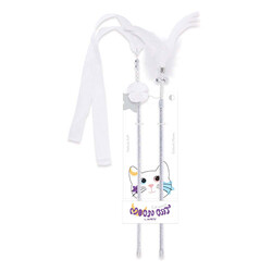 M-Pets - M-Pets Mooncat Olta Kedi Oyuncağı Beyaz 2'li 40 Cm 