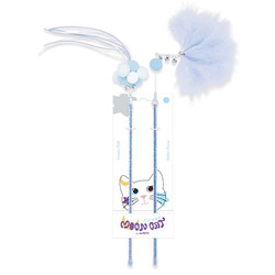 M-Pets - M-Pets Mooncat Olta Kedi Oyuncağı Mavi 2'li 40 Cm 