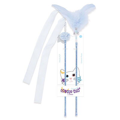 M-Pets Mooncat Olta Kedi Oyuncağı Mavi 2'li 40 Cm 