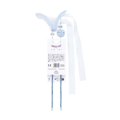 M-Pets Mooncat Olta Kedi Oyuncağı Mavi 2'li 40 Cm 