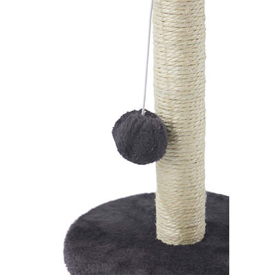 M-Pets My First Ponponlu Kedi Tırmalama Tahtası Gri 24x24x30 Cm  M-Pets My First Ponponlu Kedi Tırmalama Tahtası Gri 24x24x30 Cm