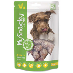M-Pets - M-Pets My Snacky Tavuk ve Sığır Derili Top Köpek Ödül Maması 80 Gr 