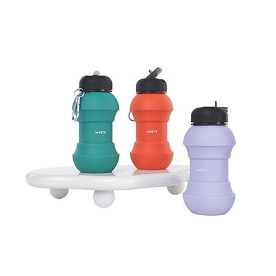 M-Pets On The Road Katlanır Köpek Seyahat Su Kabı Turuncu 550 Ml 