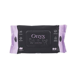 M-Pets - M-Pets Onyx Lavanta Kokulu Kedi ve Köpek Temizleme Mendili 80'li 