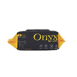 M-Pets Onyx Limon Kokulu Kedi ve Köpek Temizleme Mendili 80'li - Thumbnail