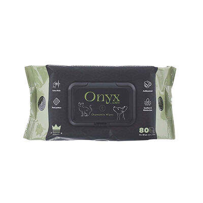 M-Pets Onyx Papatya Kokulu Kedi ve Köpek Temizleme Mendili 80'li 