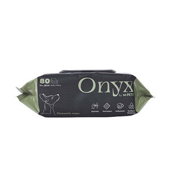 M-Pets Onyx Papatya Kokulu Kedi ve Köpek Temizleme Mendili 80'li - Thumbnail