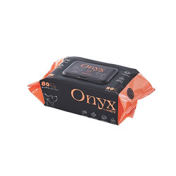 M-Pets Onyx Şeftali Kokulu Kedi ve Köpek Temizleme Mendili 80'li - Thumbnail
