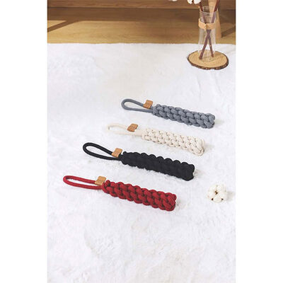 M-Pets Örgü Köpek Oyuncağı Siyah 34 Cm 