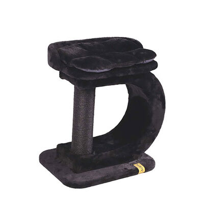 M-Pets Panther Premium Dehlia Tırmalama Tahtalı Kedi Ağacı Siyah 60x40x63,5 Cm 