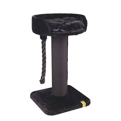 M-Pets Panther Premium Liana Tırmalama Tahtalı Kedi Ağacı Siyah 55x55x96 Cm 