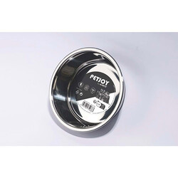 M-Pets - M-Pets Petjoy Cat Family Çelik Kedi Mama Kabı Small 490 Ml 