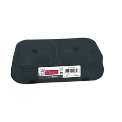 M-Pets - M-Pets Plastik İkili Kedi Mama Kabı 2x150 Ml 