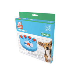 M-Pets - M-Pets Puzzle 1.Seviye Brainy Games Darwin Köpek Eğitim Oyuncağı 14x13,5x3 Cm 