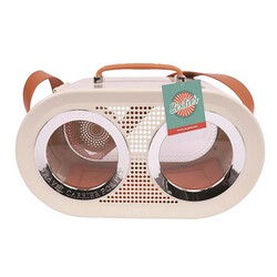 M-Pets Radio Kedi ve Küçük Irk Köpek Taşıma Çantası Beyaz 50x23x31 Cm - Thumbnail