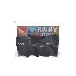 M-Pets Rainy Day Köpek Ayakkabısı Siyah XLarge 5,5x4,2 Cm - Thumbnail