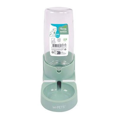 M-Pets Refresh Hazneli Kedi ve Köpek Su Kabı Yeşil 850 Ml  M-Pets Refresh Hazneli Kedi ve Köpek Su Kabı Yeşil 850 Ml