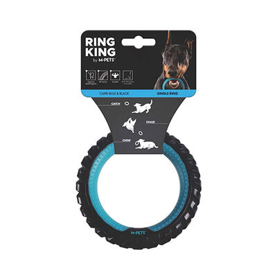 M-Pets Single Ring King Köpek Oyuncağı 12,7x12,7x2,2 Cm 