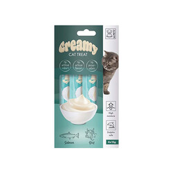 M-Pets - M-Pets Somonlu ve Biftekli Krema Kedi Ödül Maması 4x15 Gr 