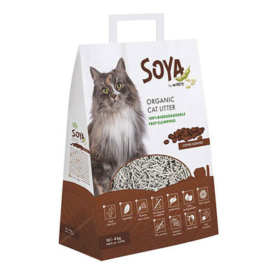 M-Pets Soya Organik Kahve Aromalı Kedi Kumu 10 Lt 