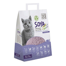 M-Pets - M-Pets Soya Organik Lavantalı Kedi Kumu 10 Lt 