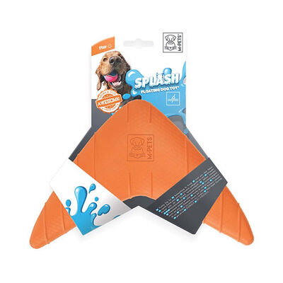 M-Pets Splash Frizbi Köpek Oyuncağı Turuncu 19x23x3 Cm 