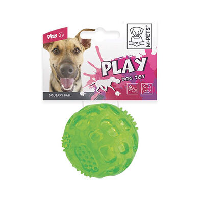 M-Pets Squeaky Top Köpek Oyuncağı Yeşil 6,3 Cm 