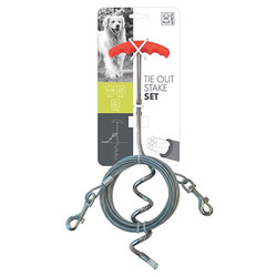 M-Pets - M-Pets Strong Bahçe Bağlama Halatı Kırmızı 4,5 Mt  M-Pets - M-Pets Strong Bahçe Bağlama Halatı Kırmızı 4,5 Mt