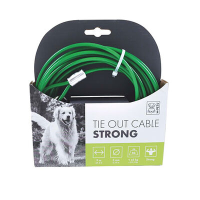 M-Pets Strong Bahçe Bağlama Halatı Yeşil 9 M 