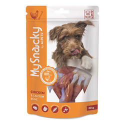 M-Pets - M-Pets Tavuklu Kalsiyumlu Kemik Köpek Ödülü 80 Gr 