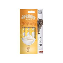 M-Pets - M-Pets Tavuklu Krema Kedi Ödül Maması 4x15 Gr 