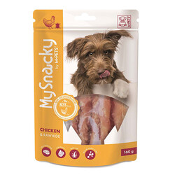 M-Pets - M-Pets Tavuklu ve Sığır Derisi Sargılı Köpek Ödül Maması 160 Gr 
