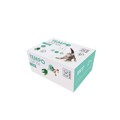 M-Pets Tempo Catnipli Ödül Hazneli Kedi Oyuncağı 11,5x10,5x4 Cm 