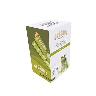 M-Pets Ton Balıklı ve Deniz Taraklı Krema Kedi Ödül Maması 4x15 Gr 