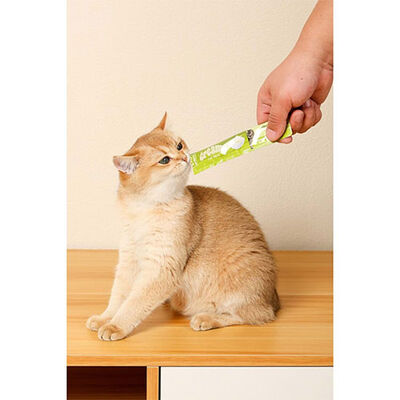 M-Pets Ton Balıklı ve Deniz Taraklı Krema Kedi Ödül Maması 4x15 Gr 
