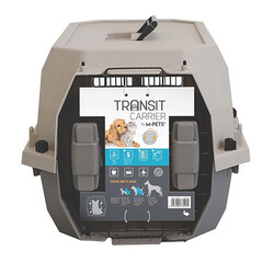 M-Pets - M-Pets Transit Carrier Iata Köpek Taşıma Çantası Kahverengi 60x40x33 Cm 