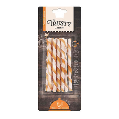 M-Pets Trusty Chicken Twisted Sticks Köpek Ödül Çubuğu 10'lu 12,7 Cm 