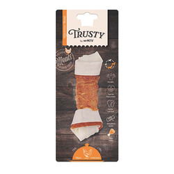M-Pets - M-Pets Trusty Extra Tavuklu Düğümlü Kemik Köpek Ödülü 75 Gr 15,3 Cm 