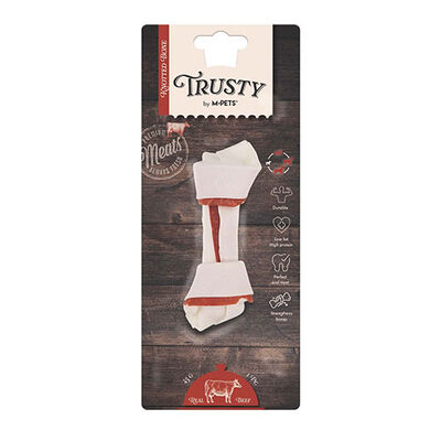 M-Pets Trusty Sığır Etli Düğümlü Kemik Köpek Ödülü 45 Gr 12,7 Cm 