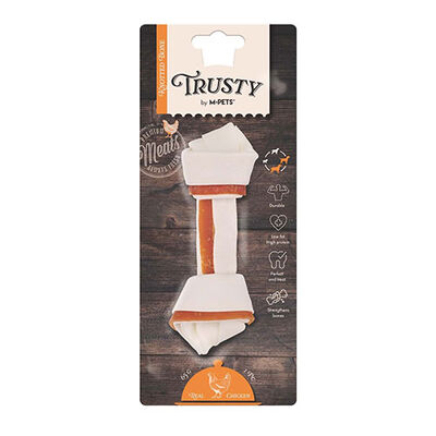 M-Pets Trusty Tavuklu Düğümlü Kemik Köpek Ödülü 65 Gr 15,3 Cm 