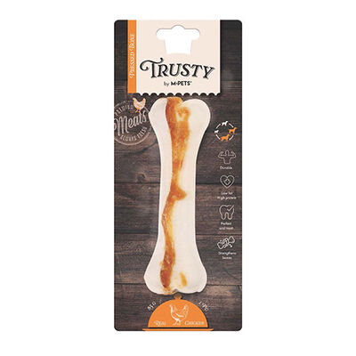 M-Pets Trusty Tavuklu Presli Kemik Köpek Ödülü 85 Gr 15,3 Cm 