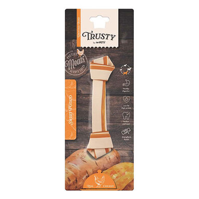 M-Pets Trusty Tavuklu Tatlı Patatesli Kemik Köpek Ödülü 100 Gr 20,3 Cm 